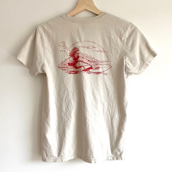 Billabong Surf Tee / Red Desigjn - Picture 2 of 2